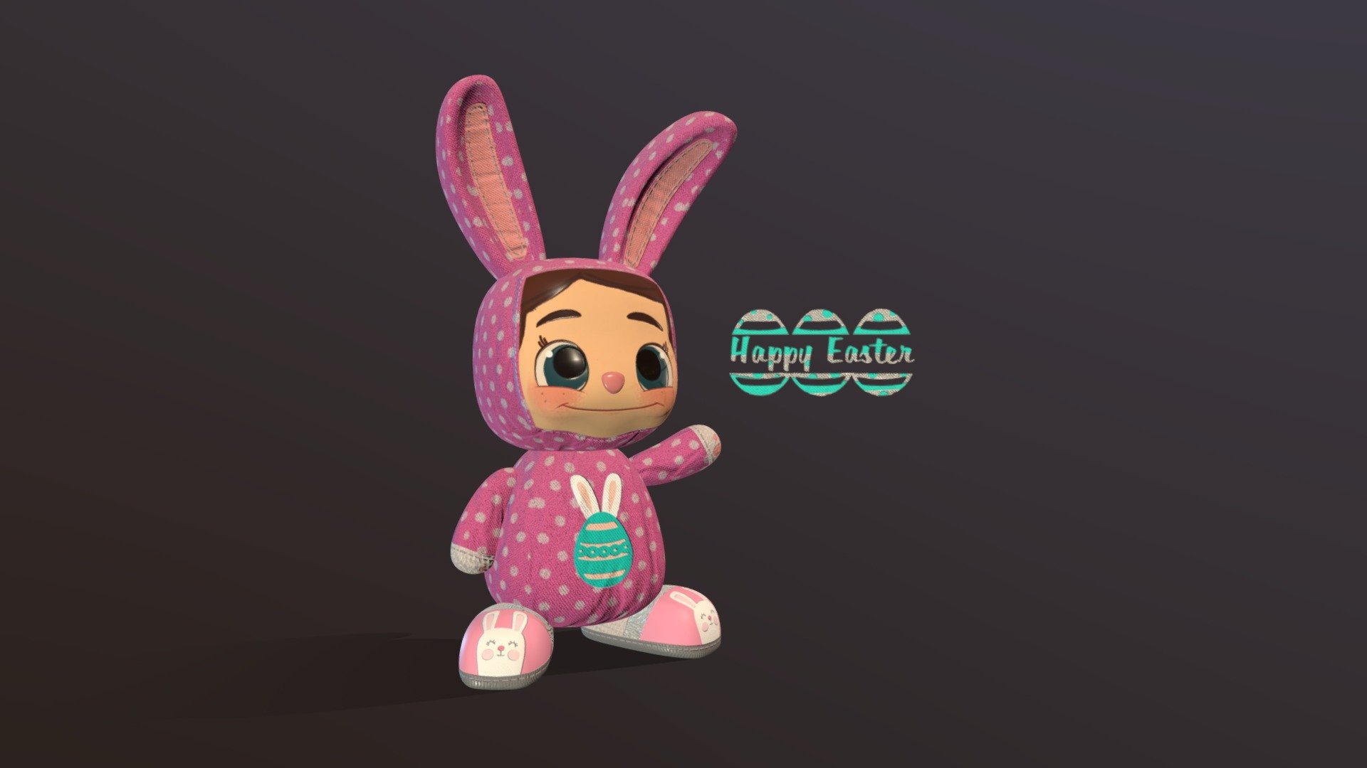 Easter Bunny Texturing Challenge