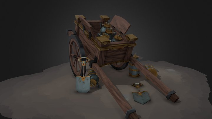 [Student Work]Raphaël Leray, Three Asset 3D Model