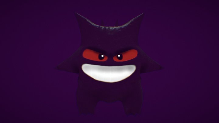 Gengar POKEMON 3D Model