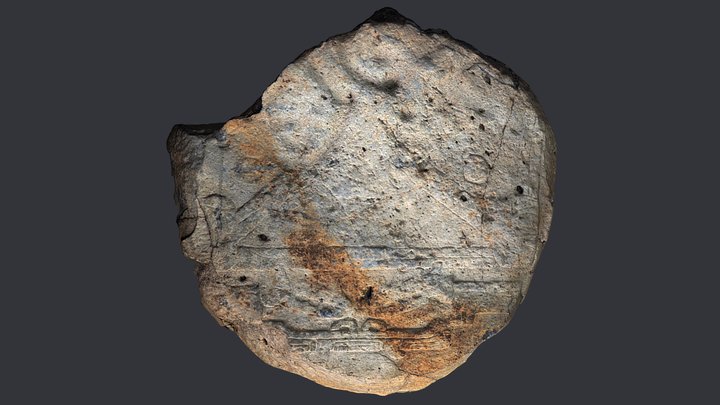 An Olmec relief from Reynosa Escuintla Guatemala 3D Model