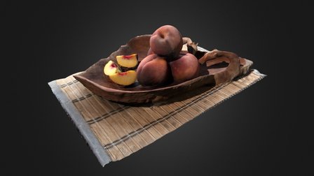 Peaches - Still Life 3D Model