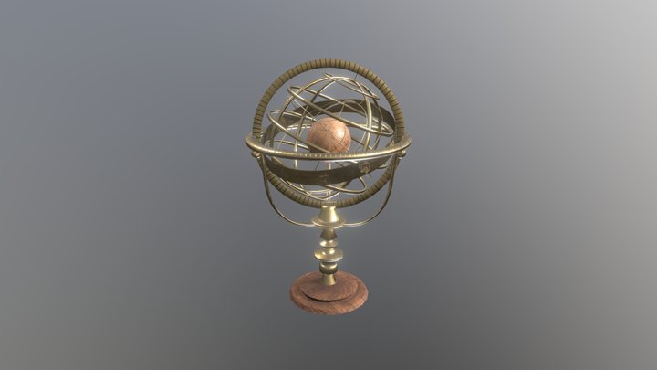 Armillary Sphere 3D Model