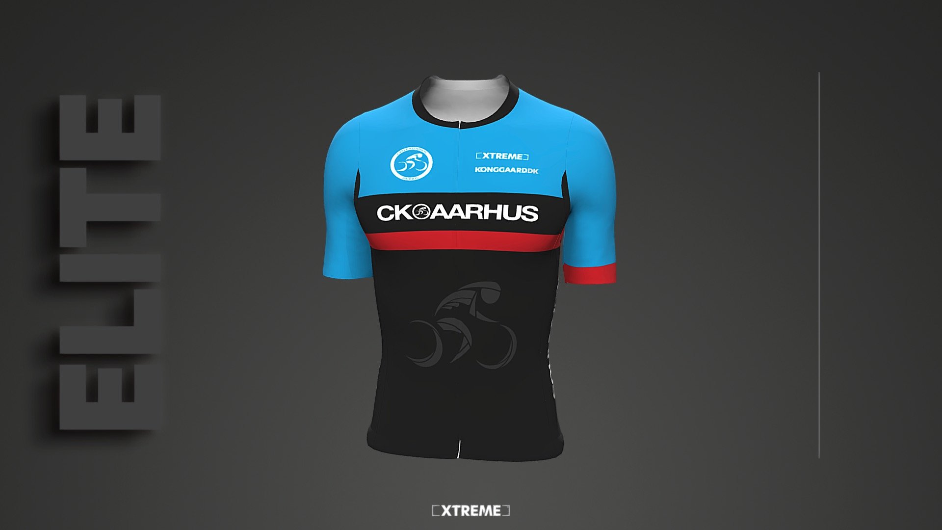 CK Aarhus 2023 Elite jersey 03537 V3 3D model by Konggaard Xtreme