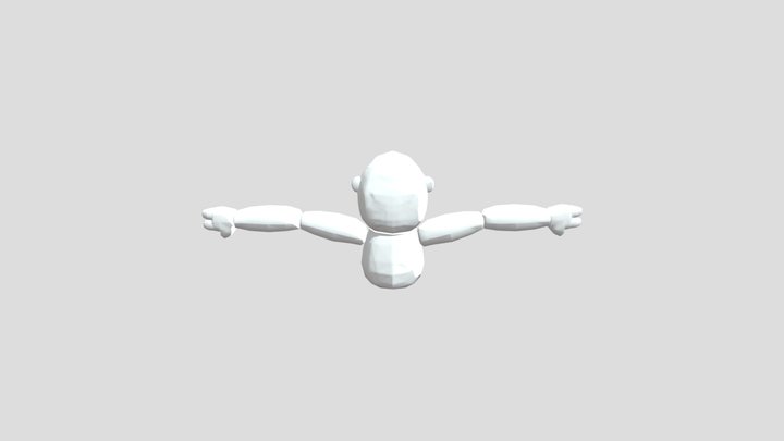 Gorilla tag plush 3D Model
