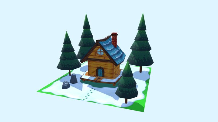 Hand Painting Winter Challenge Entry 3D Model