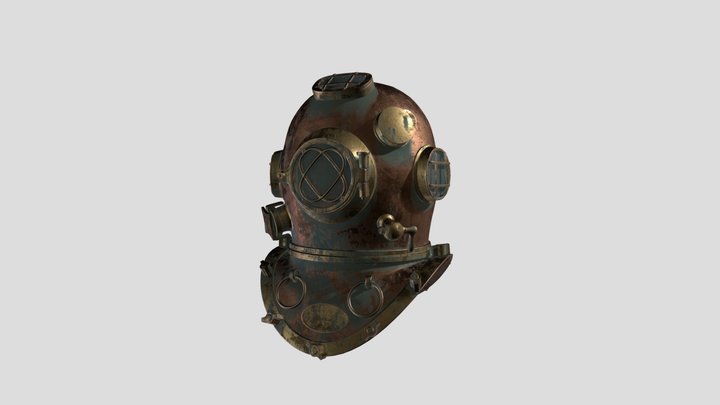 Diving Helmet 3D Model