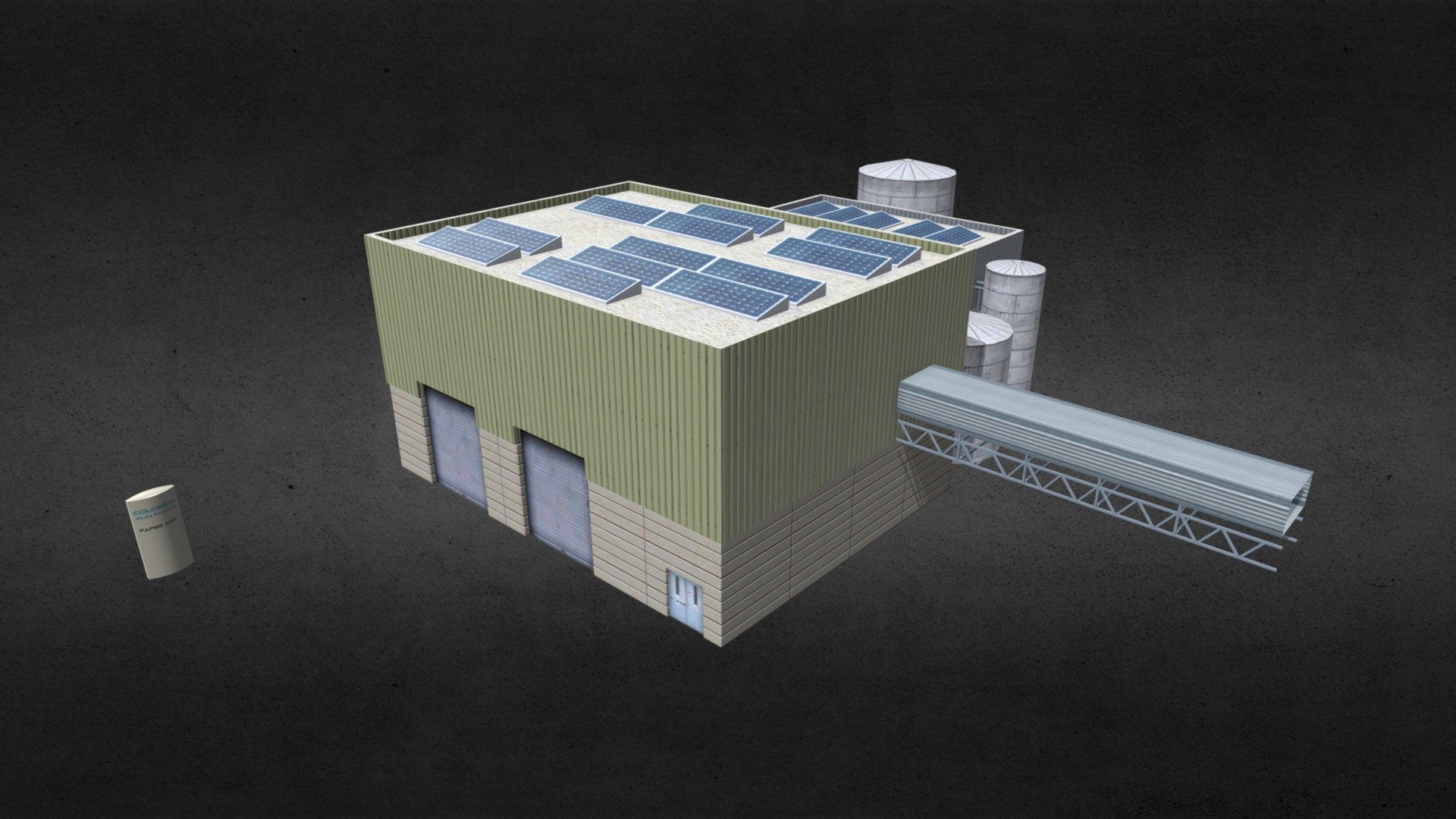 Modular Recycling Center - Paper MRF - 3D model by Avanya [bac9c2b ...