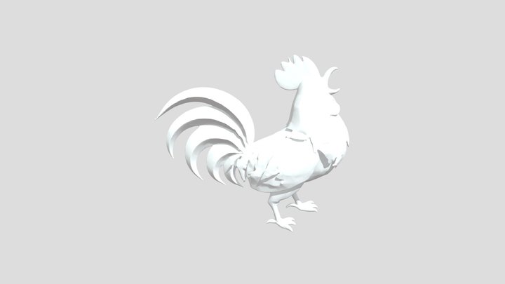 Rooster, Petrified – Modelo 3D gratuito STL