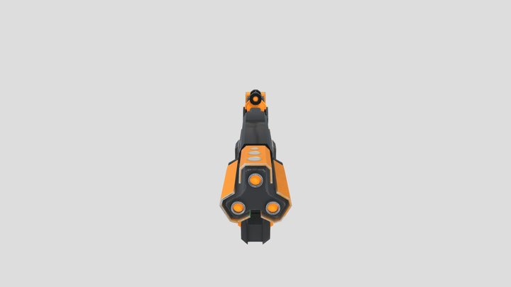 Sc- Fi Gun 3D Model
