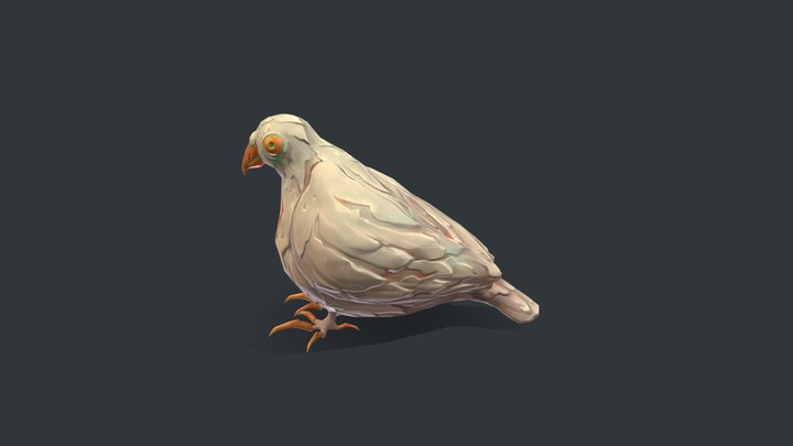 Pichon - Stylized/Handpaint 3D Model