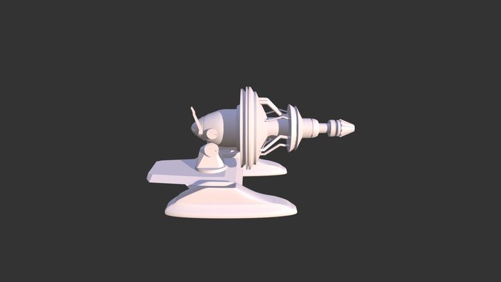 Geonosian Sonic Cannon 3D Model