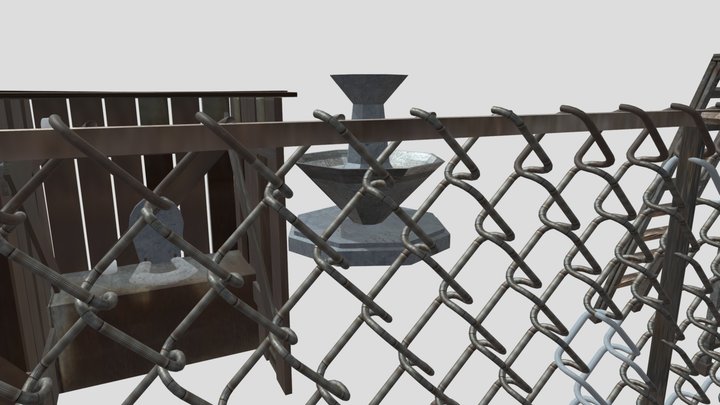 5 Textured Props 3D Model