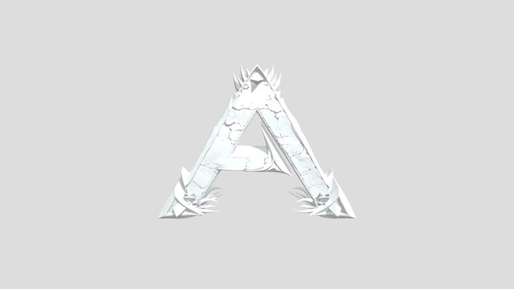 Red Stone Letter A – Kostenloses 3D-Modell STL