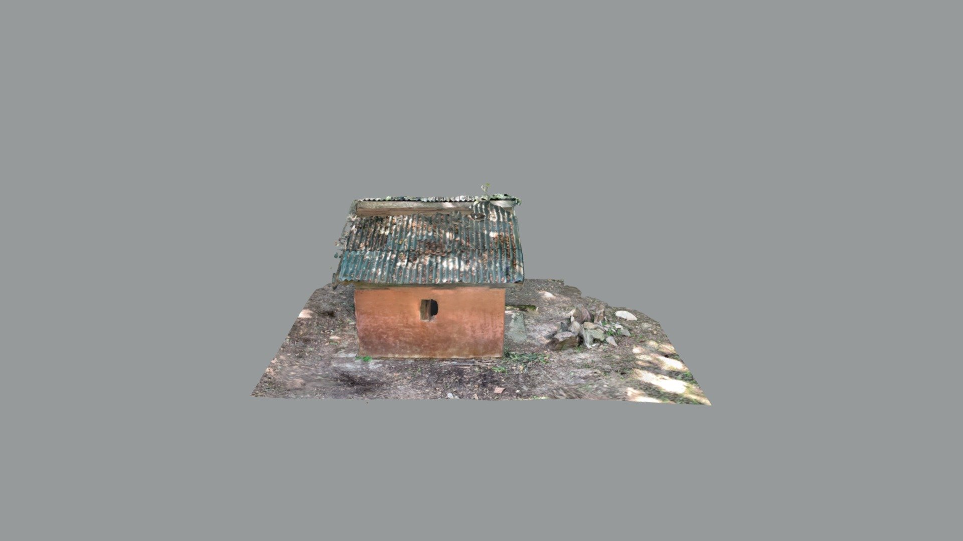 Old forest hut