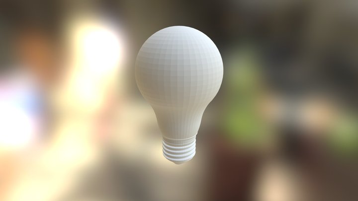 4D Strobe Light Bulb 3D Model