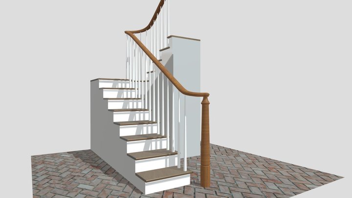 CS-2101- Pioneer - Carolina Stair Supply 3D Model