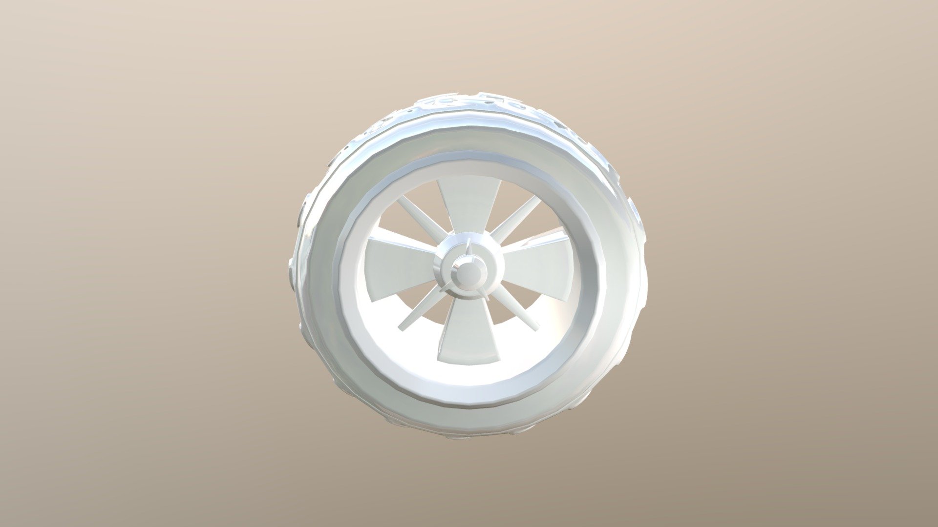 First Wheel - 3D model by Oleg Meserenko (@Oleg.Meserenko) [bacecf4 ...