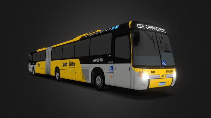 Cee Urbano C7 Volvo B340M - Padrão Mobi Rio 3D Model