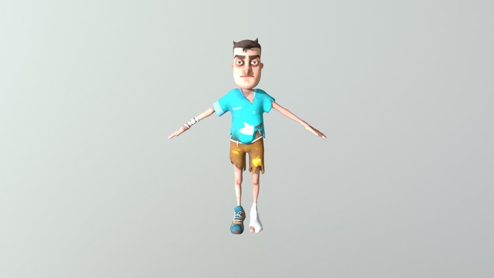 Hello Neighbor Kid Player 3D Model