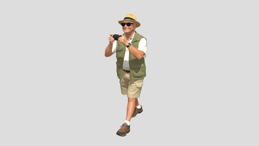 Outdoor Photographer in Khaki