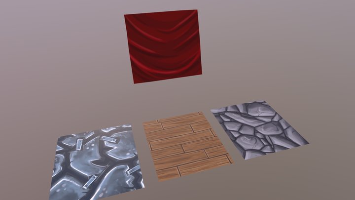 Handpainted Textures 3D Model