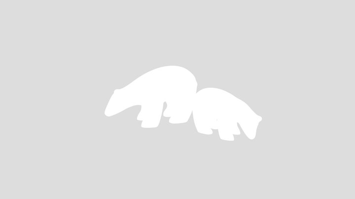 Simple Ceramic Bear Family Set