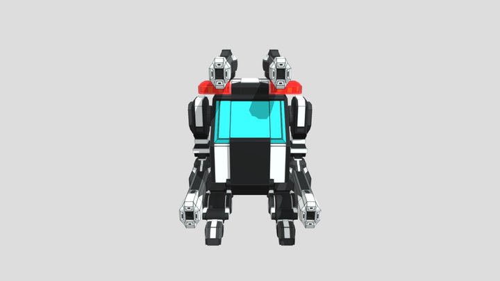 【CO-03/SecurityGuard-unit】Vesion.2,(.obj)sample. 3D Model