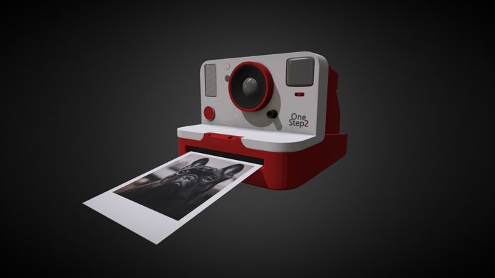 3D model Polaroid OneStep 2 Camera VR / AR / low-poly