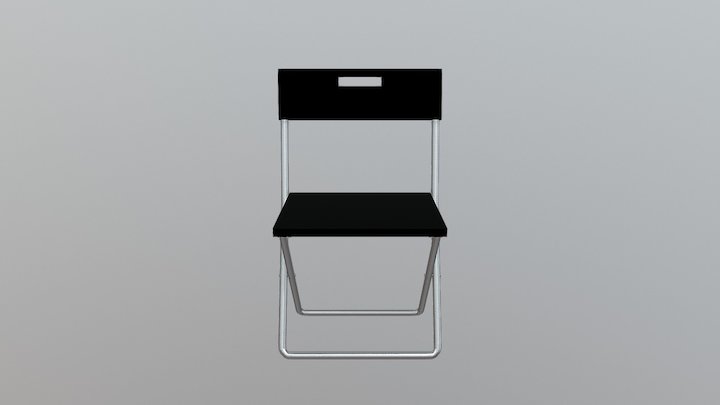 Chair Folding 3D Model