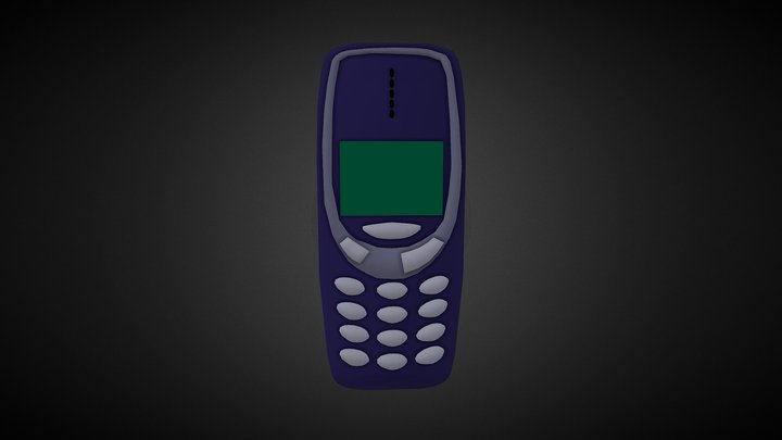 Old Damaged Mobile Phone – Modello 3D gratuito STL