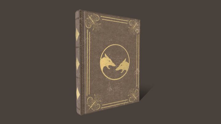 Ancient Book 3D Model