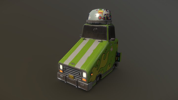 Stylized Car 3D Model