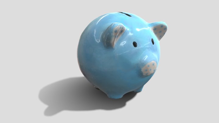 Piggybank Scandy 3D Model