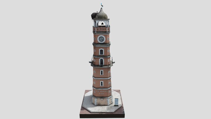 Yenişehir Saat Kulesi (Yenisehir Clock Tower) 3D Model