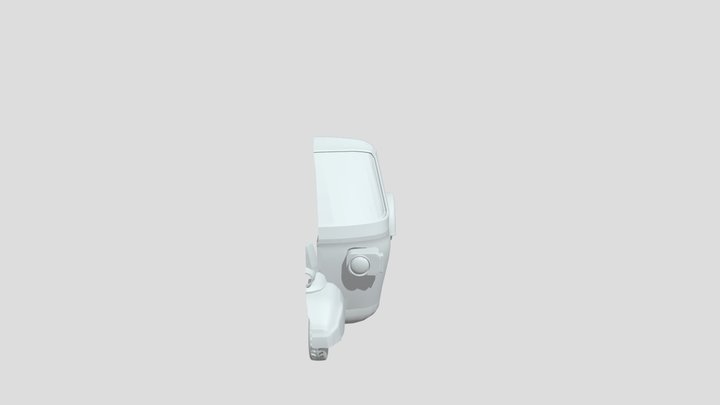 13_1_ White_ Taxi Development 3D Model
