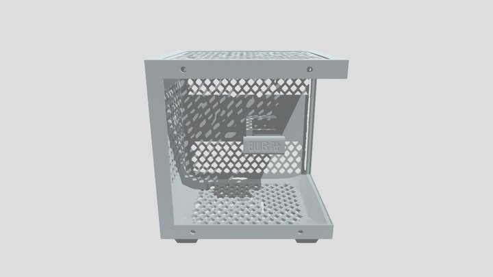 Honeycomb Vent Server Enclosure 3D Model