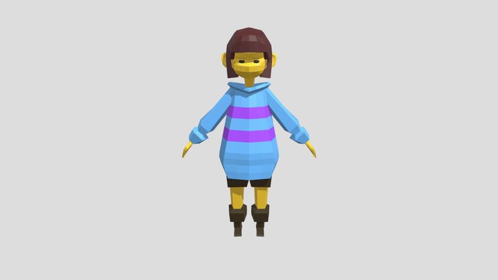 3D file Frisk Undertale 🎮・Model to download and 3D print・Cults