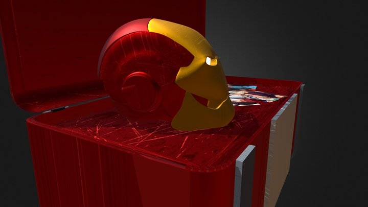 Tony Stark Treasure Chest 3D Model