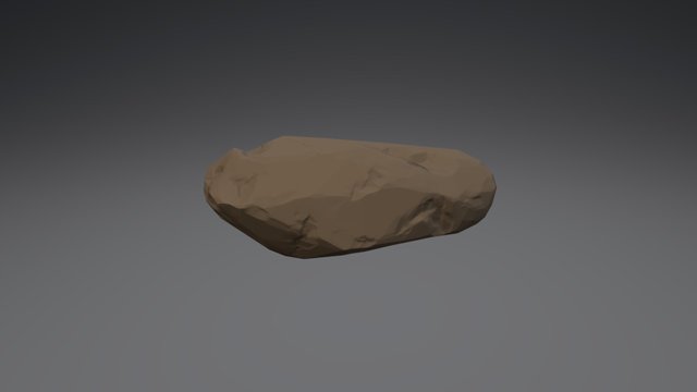 Mid Rock 3D Model