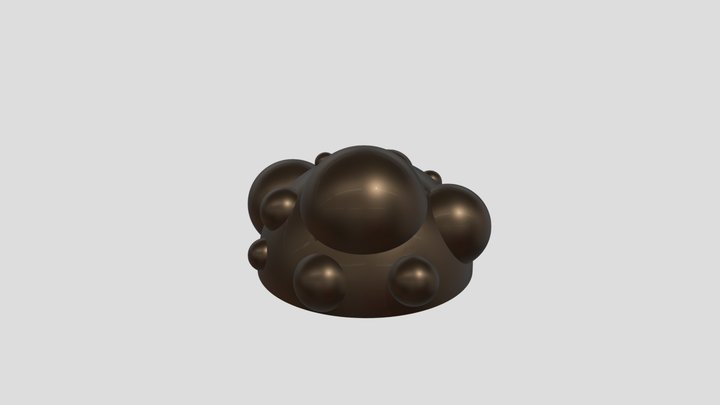 Metamorphosis Chocolate - Bubbles 3D Model