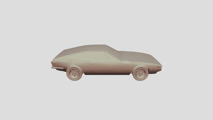 Ford Mustela II Ghia 1973 for 3D-printing