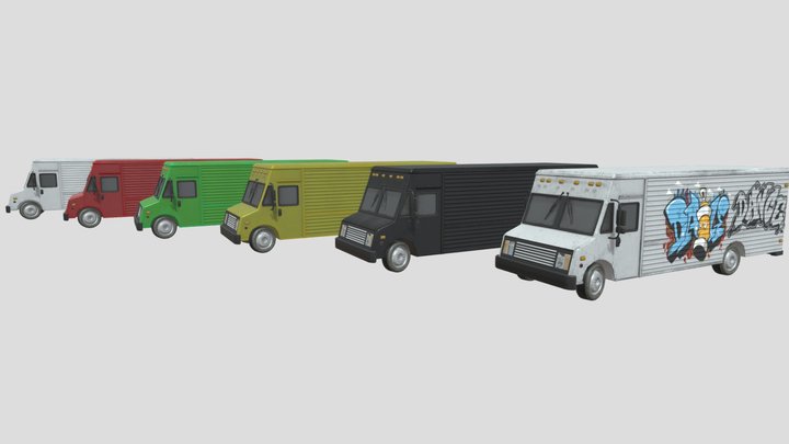 Truck/Van Pack – Modello 3D gratuito STL
