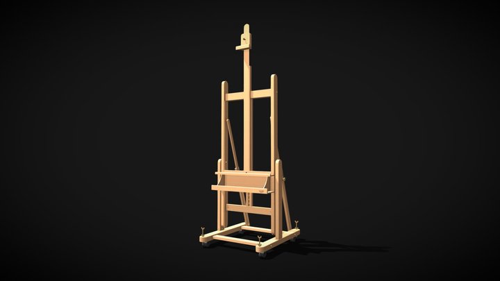 MABEF studio easel M/18 3D Model