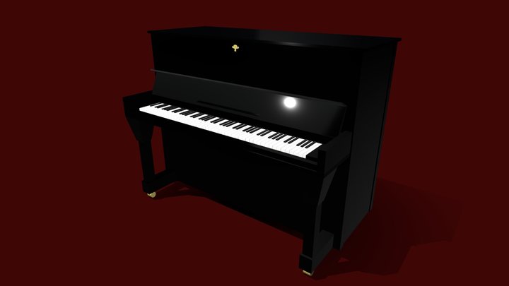 Primitive-piano 3D Model