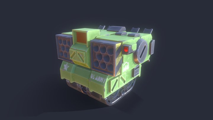 Dink-M4 - Based on Box Battalion by Shaun Mooney 3D Model