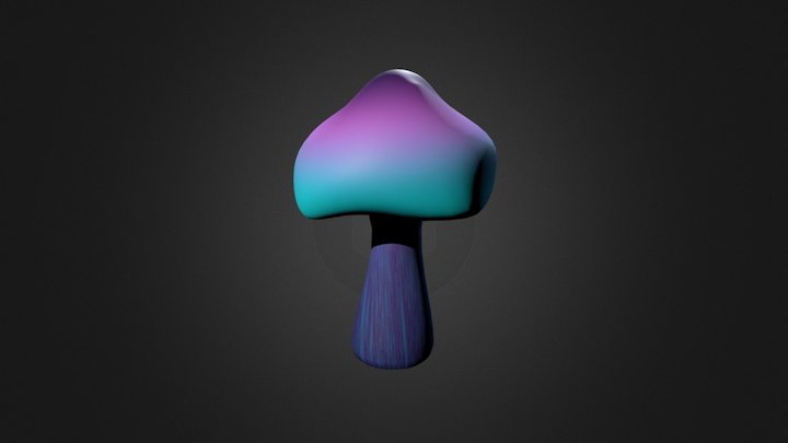 CGA - 3D Art Production - Mushroom 2 3D Model
