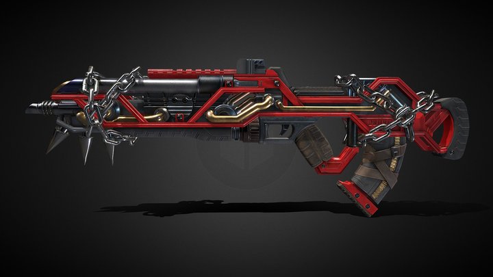 Apex Legends VK-47 Flatline Chained Beast – Kostenloses 3D-Modell STL