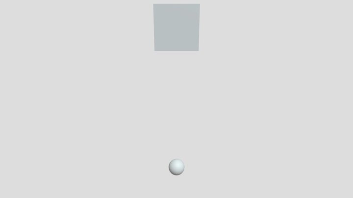 Ball gets crushed 3D Model