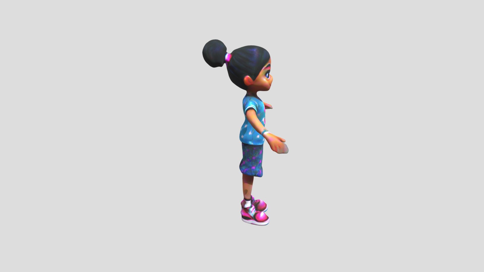 A Kid Girl - Download Free 3D model by YoungDo [badeaa3] - Sketchfab