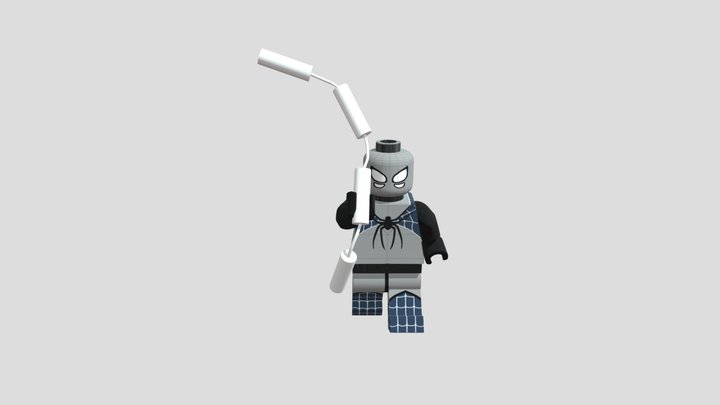 Spidersona Minifig 3D Model
